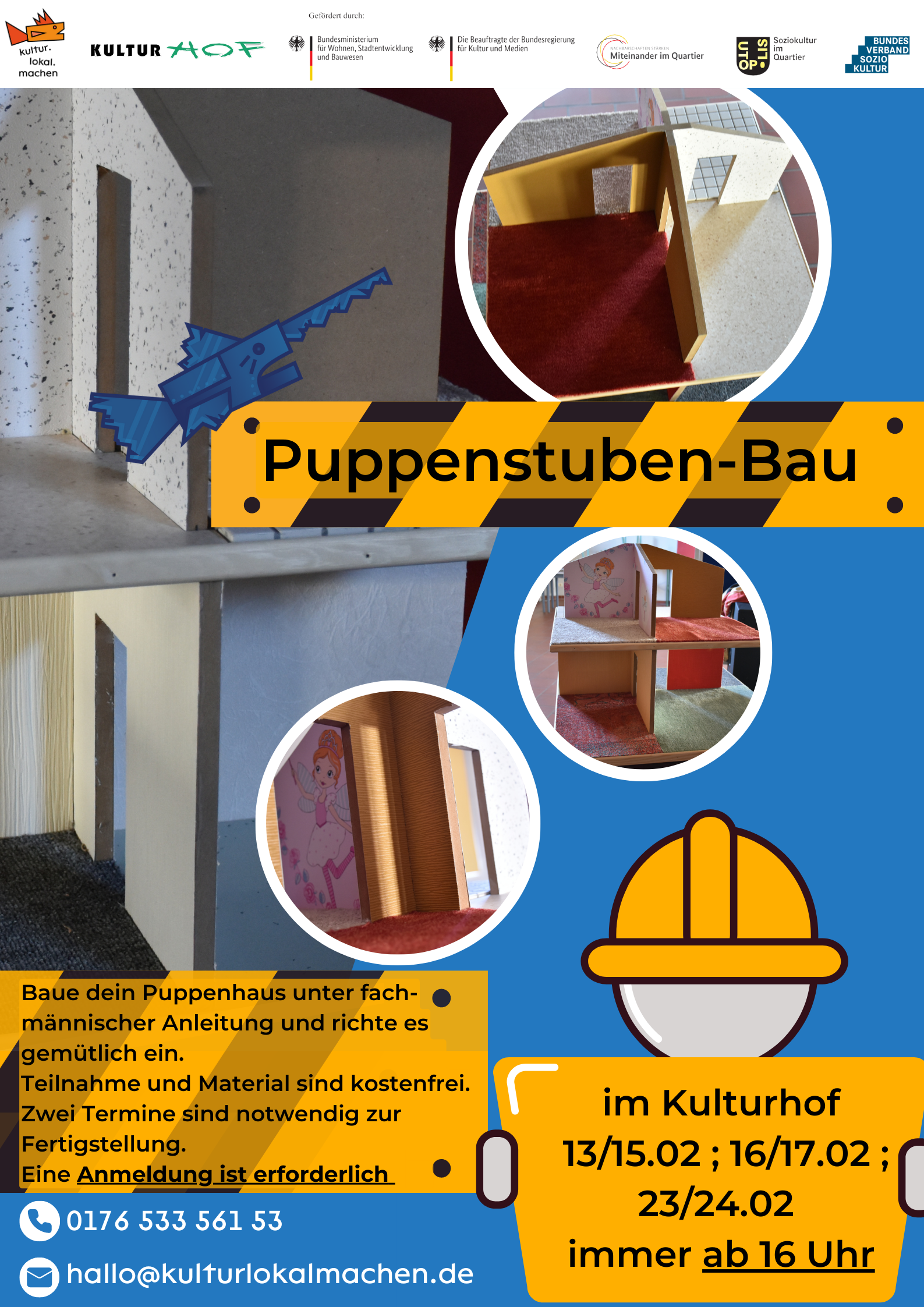 Puppenhaus-Bau (AUSGEBUCHT)
